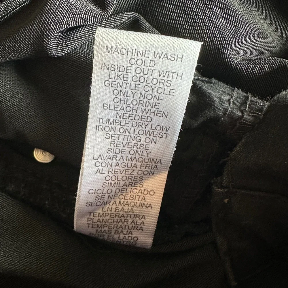 Wit & Wisdom Black Skinny Jeans High Rise Denim Stretch Casual Preppy Size 14 - Picture 8 of 8